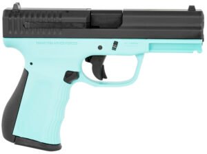 FMK G9C1G2TBSS 9C1 G2 9mm Luger 14+1 4″ Black Stainless Steel Barrel, Black Serrated Carbon Steel Slide, Blue Jay Polymer Frame w/Picatinny Rail, Black Backstrap Grip