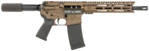 Diamondback DB1915K071 DB15  5.56x45mm NATO 30+1 10" Black Nitride Threaded Barrel, M-LOK Handguard, Midnight Bronze Aluminum Picatinny Rail Receiver, Black Buffer Tube, Black Magpul Grip, Right Hand