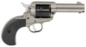 Ruger 2016 Wrangler  22 LR 6 Shot 3.75″ Silver Cerakote Steel Barrel, Silver Cerakote Aluminum Frame, Black Cerakote Cylinder, Black Birdshead Grip, Exposed Hammer