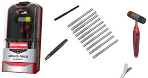 Birchwood Casey HMPNCHKIT Hammer & Punch Kit  19 Pieces