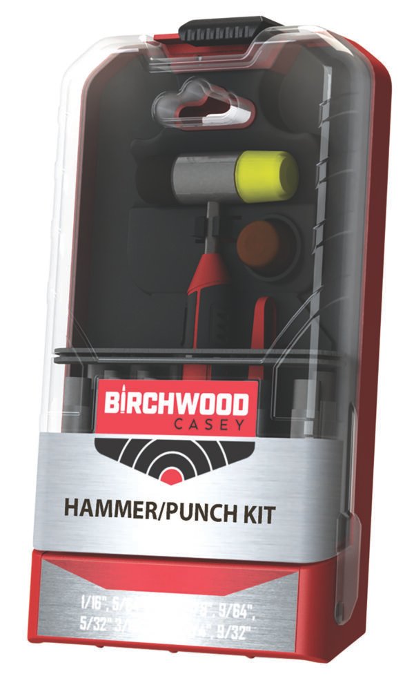 Birchwood Casey ARPNCHHMKIT Hammer & Punch Kit  Black/Red AR Platform Firearm 19 Pieces