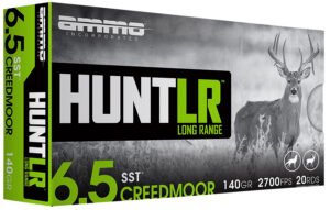 Ammo Inc 65CM140SSTA20 Hunt Long Range 6.5Creedmoor 140gr Super Shock Tip 20 Per Box/10 Case