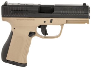 FMK FMKG49DE G3  9mm Luger 14+1 4″ Stainless Steel Barrel, Black Optic Cut/Serrated Carbon Steel Slide Flat Dark Earth Polymer Frame w/Picatinny Rail, Black Backstrap Grip
