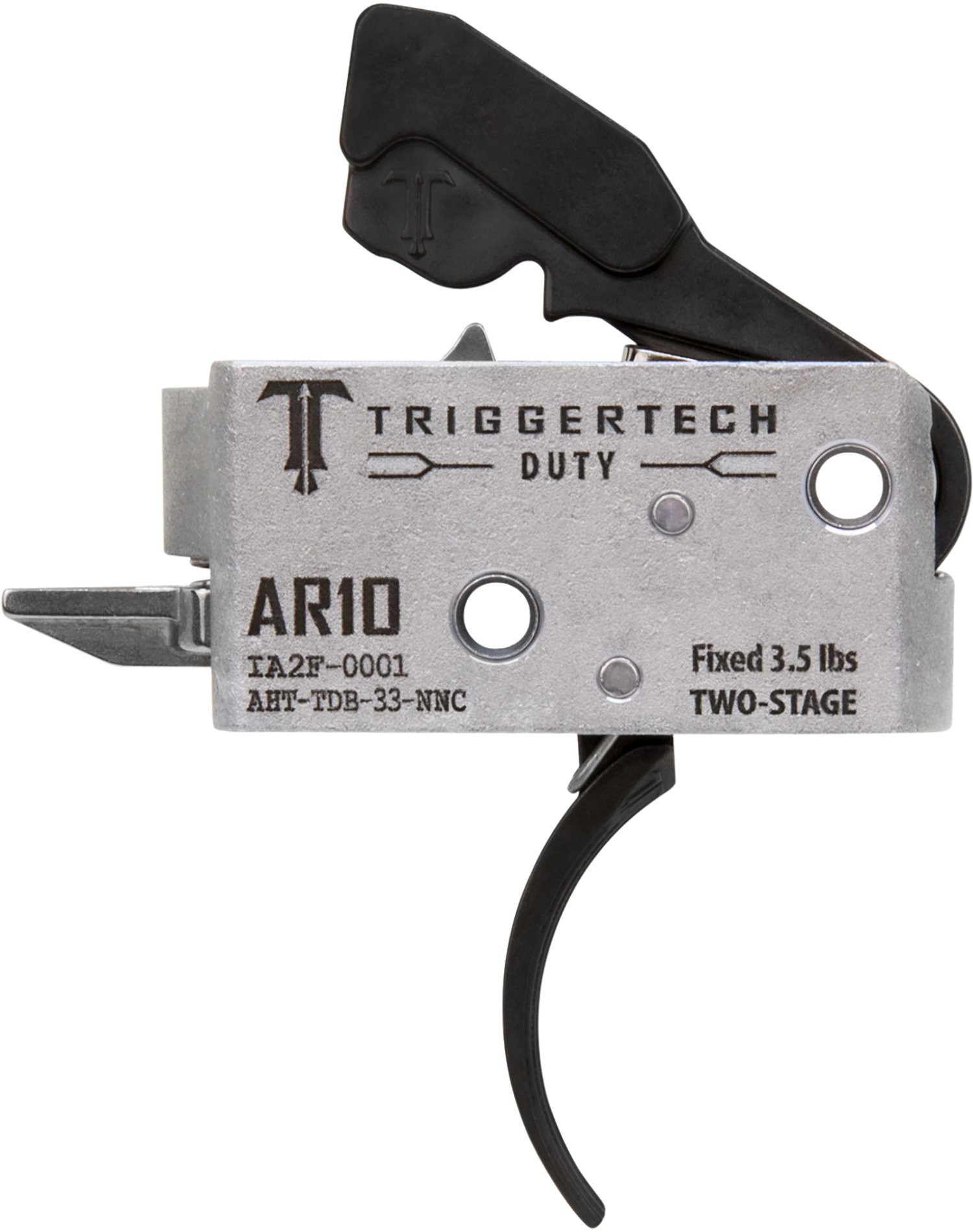TriggerTech AHTTDB33NNC Duty Curved Trigger Two-Stage 3.50 lbs Draw Weight Fits AR-10 TriggerTech AHTTDB33NNC Duty Curved Trigger Two-Stage 3.50 lbs Draw Weight Fits AR-10