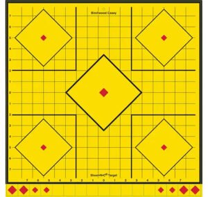 Birchwood Casey LRSIT-5PK Long Range  Self-Adhesive Paper Yellow 17.75" 5-Diamond 5 Pack