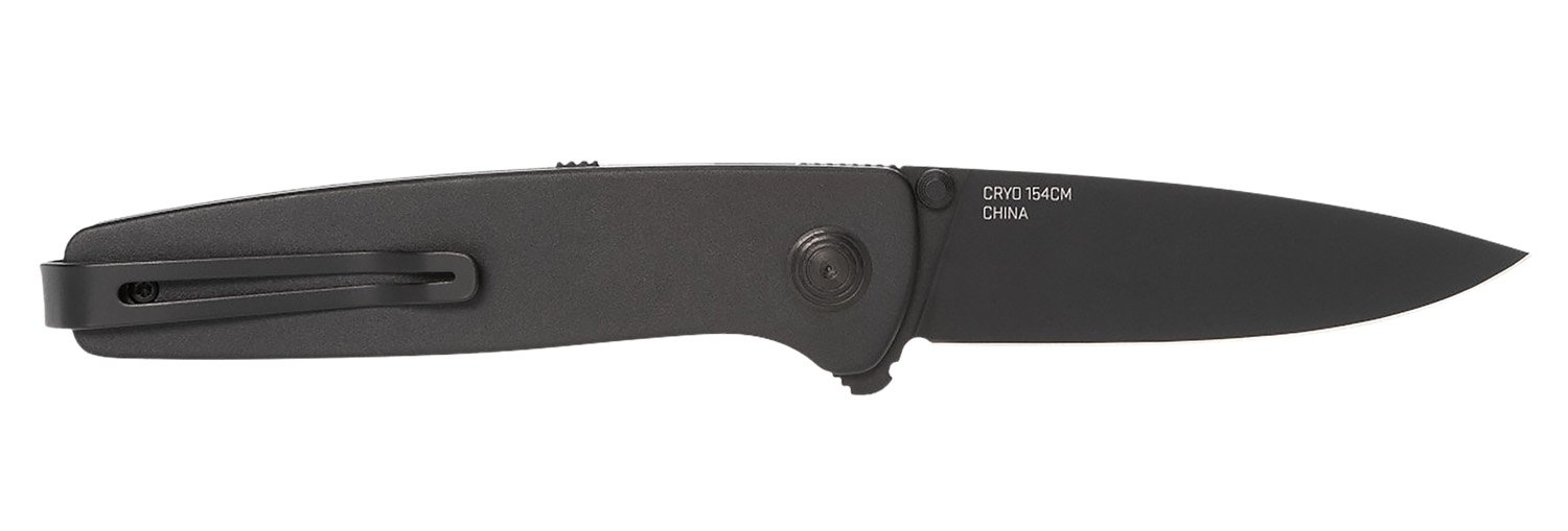 S.O.G SOG11150143 Twitch III 3.10″ Folding Drop Point Plain Black TiNi 154CM SS Blade, Black Aluminum Handle S.O.G SOG11150143 Twitch III 3.10″ Folding Drop Point Plain Black TiNi 154CM SS Blade, Black Aluminum Handle