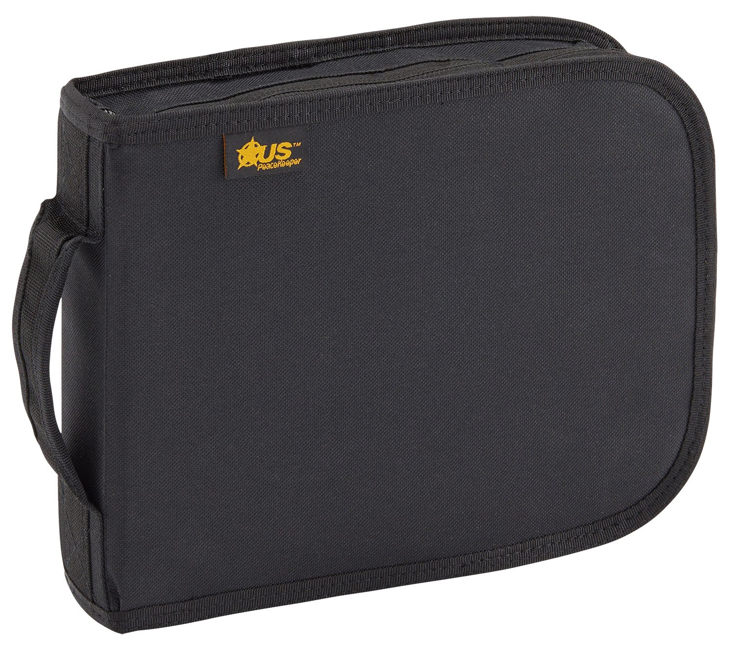 US PeaceKeeper P26108 Handgun Case Black Holds 1 Handgun Polyester US PeaceKeeper P26108 Handgun Case Black Holds 1 Handgun Polyester