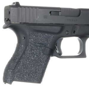 Talon Grips EV04R Adhesive Grip  Textured Black Rubber, Fits Glock 42/43