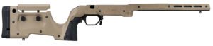 Mdt Sporting Goods Inc 104692FDE XRS Chassis FDE Aluminum Core with Polymer Panels, Adj. Cheekrest, M-LOK Forend, Interchangeable Grips, AICS Mag Compatible, Fits Short Action Savage