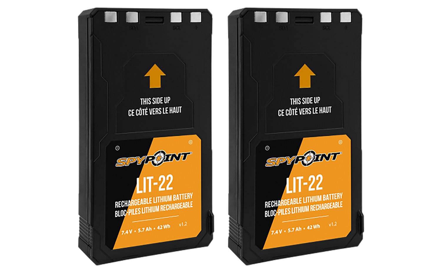Spypoint 05538 LIT-22 Rechargeable Lithium Battery Pack Black 7.4 Volts (2) Single Pack Spypoint 05538 LIT-22 Rechargeable Lithium Battery Pack Black 7.4 Volts (2) Single Pack