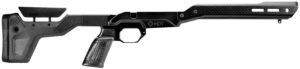 Mdt Sporting Goods Inc 107837BCF HNT26 Chassis System Black Carbon Fiber Fits Howa 1500 SA/ Weatherby Vanguard Compatible w/ AICS Mags Short Action Standard