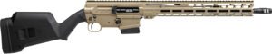 CMMG 55A520BCT Dissent BR4 *CA Compliant 5.56 NATO 10+1 16.10″ Black Nitride Threaded Barrel, Coyote Tan Cerakote Picatinny Rail Aluminum Receiver, Magpul SGA Black Synthetic Stock