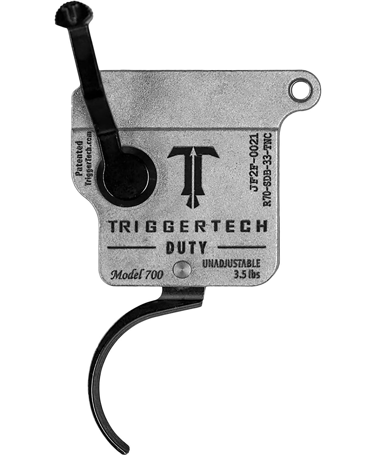 TriggerTech R70SDB33TNC Special Black Single-Stage Curved Fits Remington 700 Right TriggerTech R70SDB33TNC Special Black Single-Stage Curved Fits Remington 700 Right