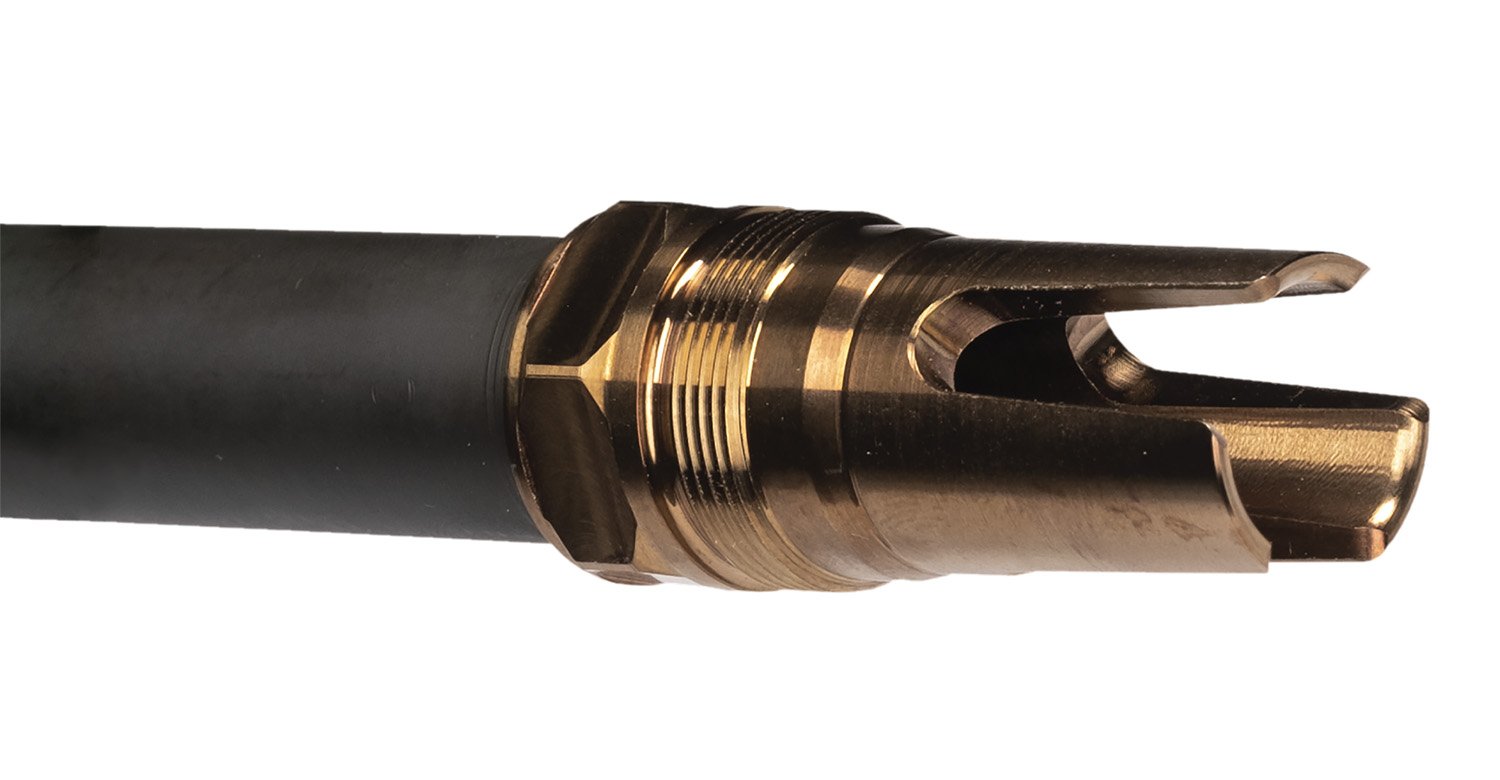 Q LLC ACCFH3/4-24 Flash Hider 7.62 Steel 3/4″x24 Threads 2.13″ OAL Q LLC ACCFH3/4-24 Flash Hider 7.62 Steel 3/4″x24 Threads 2.13″ OAL