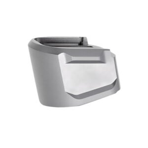 Tyrant CNC TDECHEMAGEX17GREY  Magazine Extension 9mm Fits Springfield Echelon 5rd Grey Aluminum