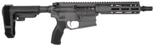 Cobalt Kinetics CKPROLITE30075CHARCOAL Pro Lite  300 Blackout 30+1 7.50" Black Melonite Barrel, Charcoal Aluminum Receiver w/Picatinny Rail, Black Polymer SB Tactical SBA3 Brace, Black Polymer Grip