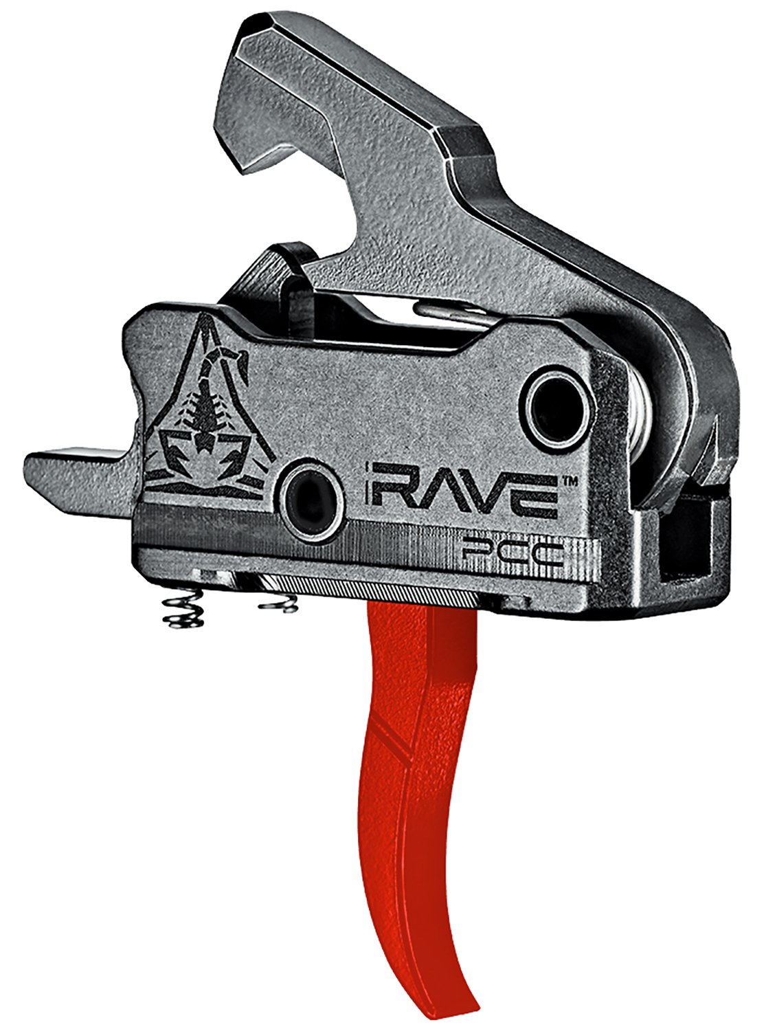 Rise Armament T017PCCRED Rave Pistol Caliber Carbine Black/Red Curved Rise Armament T017PCCRED Rave Pistol Caliber Carbine Black/Red Curved