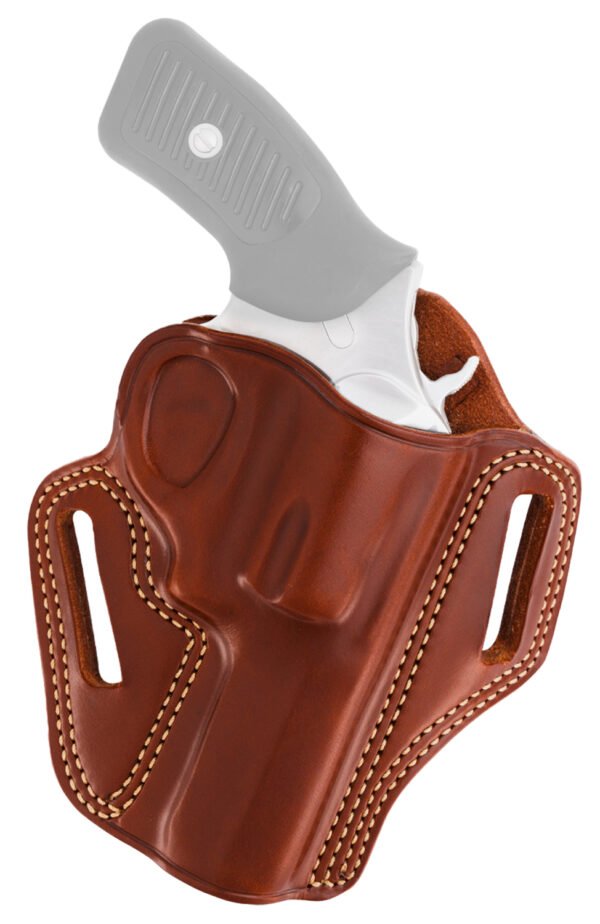Galco CM192 Combat Master Belt Holster OWB Tan Steerhide Fits S&W L Frame M686 3″ Right Hand