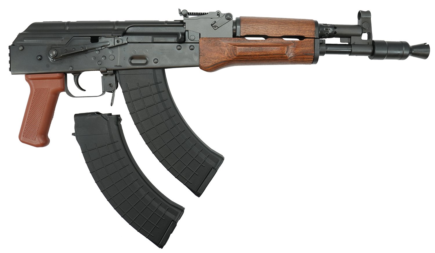 Pioneer Arms AK0031FTPROW Hellpup Pro 7.62x39mm 30+1 11.73″ Black Threaded Barrel, Receiver w/Black Side Mounted Optic Rail, Rear Picatinny Rail, Wood Forend, Wood Grip, Right Hand Pioneer Arms AK0031FTPROW Hellpup Pro 7.62x39mm 30+1 11.73″ Black Threaded Barrel, Receiver w/Black Side Mounted Optic Rail, Rear Picatinny Rail, Wood Forend, Wood Grip, Right Hand