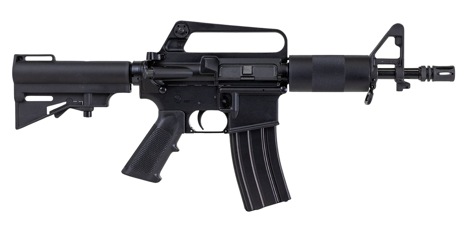 Dpms Panther Arms DP51655164074 Kitty Kat 5.56 NATO 30+1 7.50" Black Phosphate Threaded Barrel, Black Hardcoat Anodize Aluminum Receiver w/C7 Carry Handle, Black Polymer Adj CAR Brace, A2 Style Grip