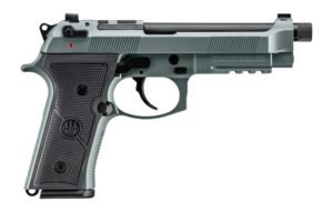 Beretta USA JS92M9A4GLUN18 M9A4 Overlanding Full Size Frame 9mm Luger 18+1 5.10" Black Threaded Barrel, Lunar Cerakote Steel Optic Ready/Serrated Slide, Lunar Cerakote Aluminum Frame w/Beavertail & Pi