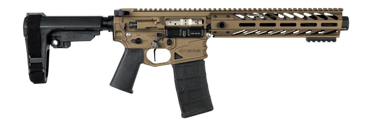 Nemo Arms BL-556-8P Battle-Light 5.56 NATO 30+1 8″ Black Threaded Barrel, Burnt Bronze Aluminum Receiver w/Picatinny Rail, M-LOK Handguard, Black Polymer SB Tactical SBA3 Brace, Magpul MOE Grip, Ambi Nemo Arms BL-556-8P Battle-Light 5.56 NATO 30+1 8″ Black Threaded Barrel, Burnt Bronze Aluminum Receiver w/Picatinny Rail, M-LOK Handguard, Black Polymer SB Tactical SBA3 Brace, Magpul MOE Grip, Ambi