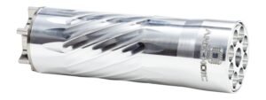 Anechoic PSQ-RA Pipsqueak 22 22LR/22WMR/17HMR 1.10″ Raw Aluminum/Titanium 1/2″x28