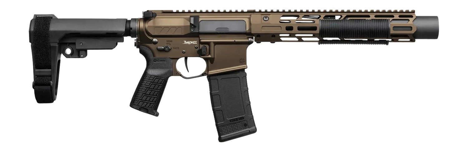 CMMG 30A0ED0-MB Zeroed Banshee Mk4 300 Blackout 30+1 6.50″ Black Nitride Threaded Barrel, Midnight Bronze Cerakote Aluminum Receiver w/Picatinny Rail, M-LOK Handguard, Black Polymer CMMG RipBrace, CMM CMMG 30A0ED0-MB Zeroed Banshee Mk4 300 Blackout 30+1 6.50″ Black Nitride Threaded Barrel, Midnight Bronze Cerakote Aluminum Receiver w/Picatinny Rail, M-LOK Handguard, Black Polymer CMMG RipBrace, CMM