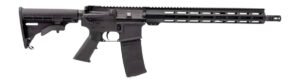 Andro Corp Industries 55616BB ACI-15 Bravo 5.56 NATO 30+1 16″ Black Nitride Threaded Barrel, Black Anodized Aluminum Receiver w/Picatinny Rail, M-LOK Handguard, M4 Black Polymer Stock, A2 Grip, Ambide
