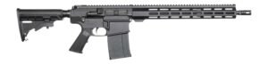 Andro Corp Industries 30816DBFORGED ACI-10 Divergent 308 Win 20+1 16″ Black Nitride Threaded Barrel, Black Cerakote Aluminum Receiver w/Picatinny Rail, M-LOK Handguard, M4 Black Polymer Stock, A2 Grip