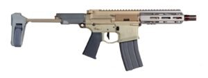 Q HONEY BADGER 300BLK PSTL 7″ WITH BRACE BLK/GRY 1-30RD