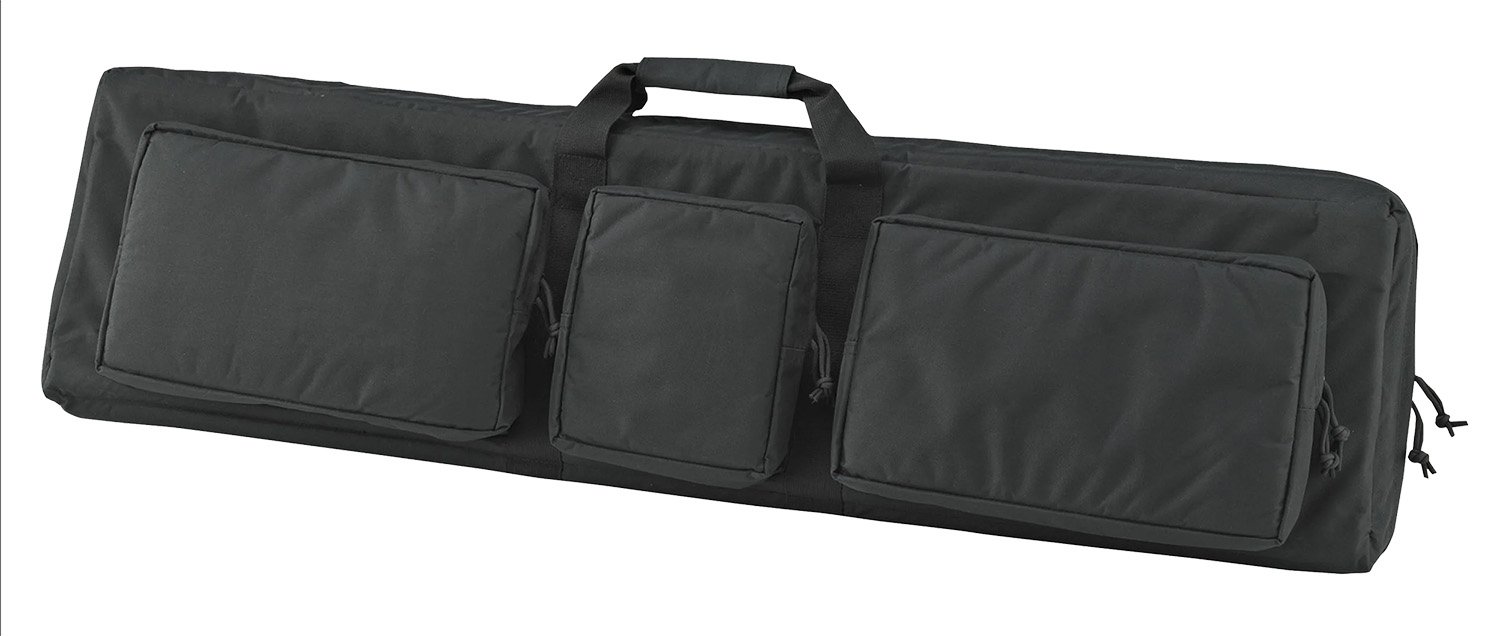 US PeaceKeeper P30049 3-Gun Case Water Resistant Black 600D Polyester w/ 3 Padded Pockets Zippered Handgun Case Webbing System & Thick Padding US PeaceKeeper P30049 3-Gun Case Water Resistant Black 600D Polyester w/ 3 Padded Pockets Zippered Handgun Case Webbing System & Thick Padding
