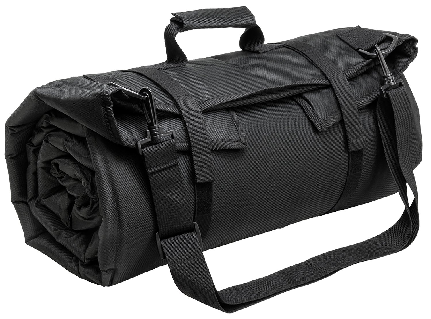 NcStar CVSHMR2957B Roll Up Shooting Mat Black PVC 69"L x 35" H
