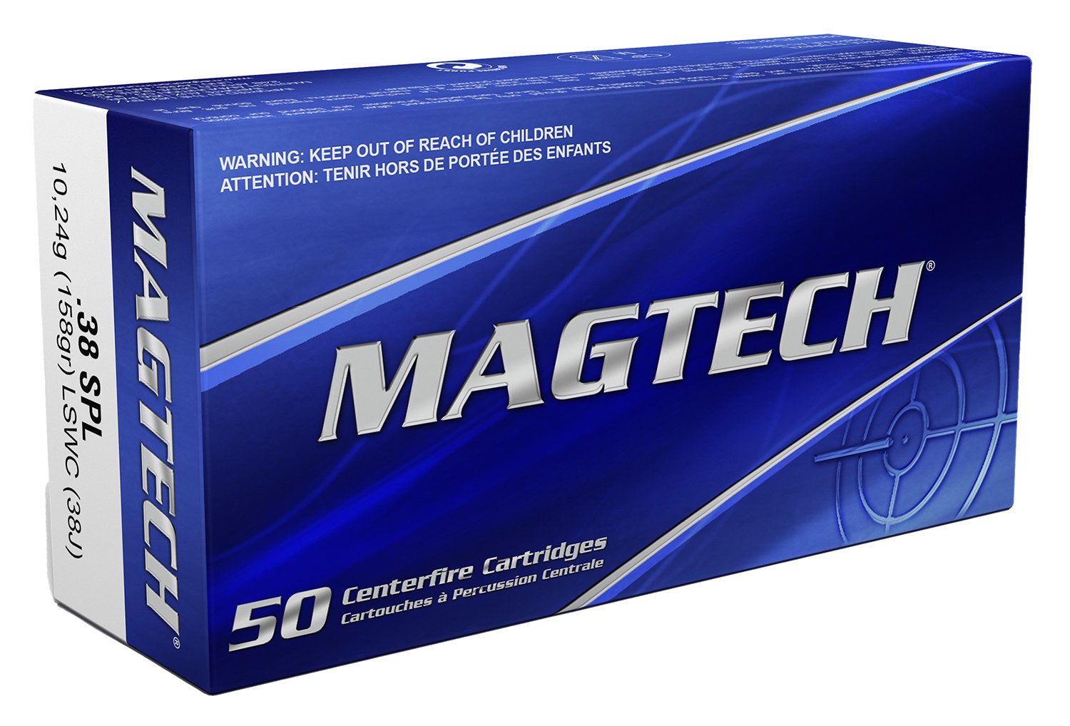 Magtech 38J Range/Training 38Special 158gr Lead Semi Wadcutter 50 Per Box/20 Case Magtech 38J Range/Training 38Special 158gr Lead Semi Wadcutter 50 Per Box/20 Case