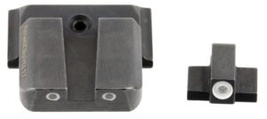 AmeriGlo SW801 Classic Tritium Sight Set for Smith & Wesson M&P  Green Tritium White Outline Front Sight-Green Tritium White Outline Rear Sight