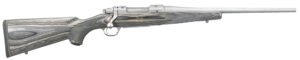 Ruger 17108 Hawkeye Compact Compact 243 Win 4+1 16.50″ Matte Stainless Steel Barrel, Integral Scope Mounts Stainless Steel Receiver, Black Fixed Laminate Stock