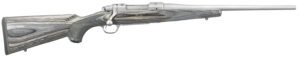 Ruger 17110 Hawkeye Compact 308 Win 4+1 16.50″ Matte Stainless Steel Barrel, Integral Scope Mounts Stainless Steel Receiver, Black Fixed Laminate Stock