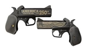 BOND ARMS 250TH AMERICA ENG  45/410 4.25IN BARREL 2RD BLK CERAKOTE STAINLESS BA250th-BLK- 45/410