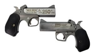 BOND ARMS 250TH REDNECK ENG 45-70 4.25IN BARREL 1RD STAINLESS MERICA LAND OF REDNECKS B6 EXT GRIP BACY - 250th - 45-70