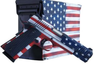 Citadel CITC45FUSAAC 1911-A1 .45 ACP 5″ 8+1 US Flag Cerakote w/ Cerakoted Ammo Can