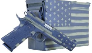 Citadel CITC45FUSBAC 1911-A1 .45 ACP 5″ 8+1 US Bazooka Green Flag Cerakote w/ Cerakoted Ammo Can