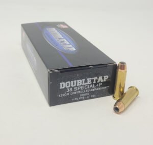 Double Tap 38 Special +P Ammunition 38SP125CE 125 Grain Controlled Expansion Hollow Point 20 Rounds