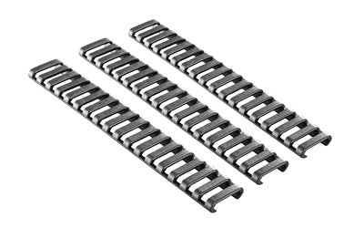 ERGO 18-SLOT LDDR RAIL COVERS 3PK BK ERGO 18-SLOT LDDR RAIL COVERS 3PK BK