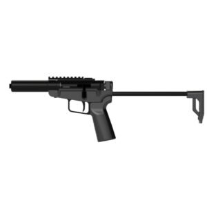 Dark Mountain Stowaway Handgun 9mm Luger Single Shot 5″ 1/2×28 Threaded Barrel Black with Brace Adapter