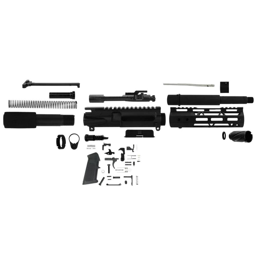 TacFire 7.5″ Unassembled AR 300 Blackout Pistol Build Kit with Lower Parts Kit TacFire 7.5″ Unassembled AR 300 Blackout Pistol Build Kit with Lower Parts Kit