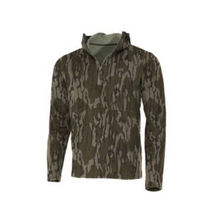 Muddy DV8 Quest Midweight Quarter Zip Hoodie Mossy Oak Bottomland S