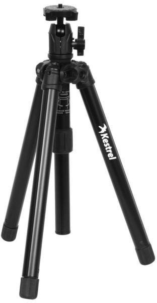 Kestrel Compact Collapsible  Lightweight Tripod 20.5 – 52″ – Black