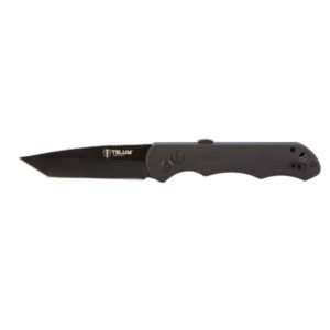 Telum Aftershock Tactical Automatic Knife 3-1/2″ Tanto Blade Black