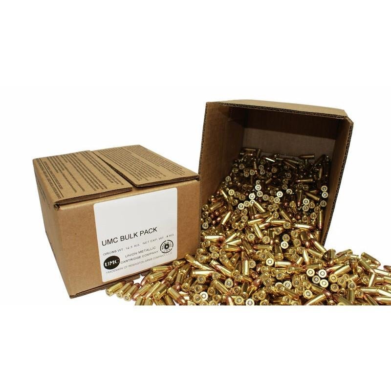 Remington UMC Handgun Ammunition 45 ACP 230 gr FMJ 835 fps 500/ct (Bulk) Remington UMC Handgun Ammunition 45 ACP 230 gr FMJ 835 fps 500/ct (Bulk)