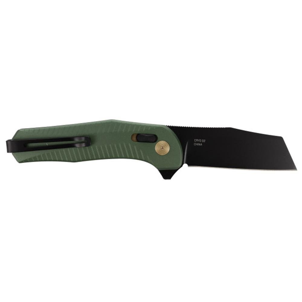 SOG Knives Diverge XR Folding Knife 3″ Sheepsfoot Blade Black and Forest Green Blister Pack SOG Knives Diverge XR Folding Knife 3″ Sheepsfoot Blade Black and Forest Green Blister Pack